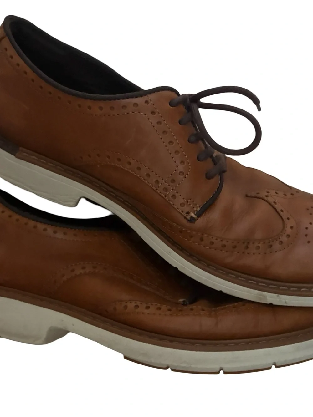 Cole Haan Original Grand Wingtip Oxfords - Brown Leather - Men's 9M